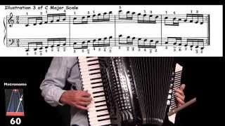 Accordion Lesson 3 Major Scales and Chords Improve Your Playing Lee Terry Meisinger [upl. by Mord768]