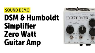 DSM amp Humboldt Simplifier  Sound Demo no talking [upl. by Hogarth]