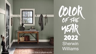 Color of the Year 2022 Sherwin Williams [upl. by Lew]