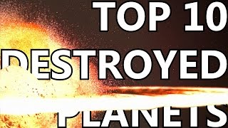 Star Wars Top 10 Destroyed Planets [upl. by Antonetta]