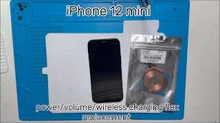 iPhone 12 mini powervolume buttons replacement [upl. by Lauzon]