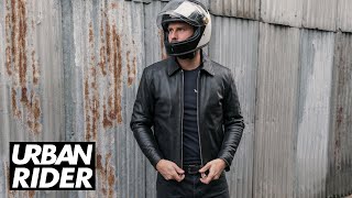 GOLDTOP 1958 Retro Leather Motorcycle Jacket review [upl. by Radmilla]