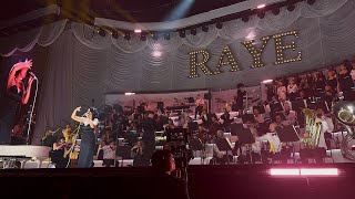 RAYE OSCAR WINNING TEARS LIVE FROM THE SOLD OUT 02 SHOW FRONT ROW [upl. by Ylim452]