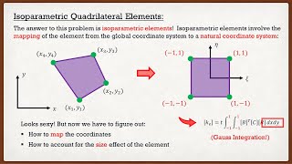 Finite Element Method  Theory  Isoparametric Elements [upl. by Atiuqrahc]