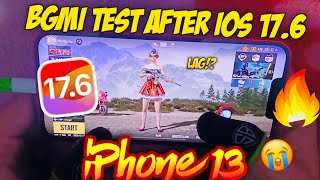 🔥iPhone 13 BGMI Test After iOS 176  Lag  Best Update [upl. by Markus]