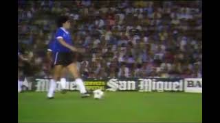 GOL de Maradona  Ramon Diaz Argentina vs Valencia 1981 Amistoso HQ [upl. by Ekoorb]