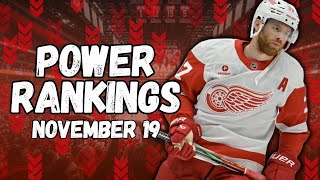 The Detroit Red Wings Are COOKED  NHL Week 7 Power Rankings [upl. by Erolyat450]