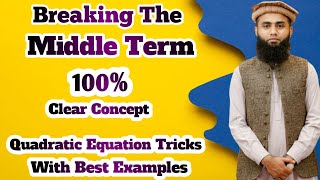 Middle Term Break  Splitting Middle Term  Factorisation Of Quadratic Equation  Split Middle Term [upl. by Yesrej424]