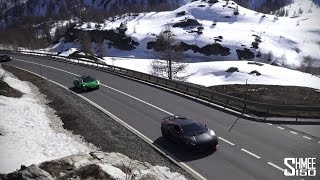 Wheres Shmee Supercars in the Snow Epic Driving Roads  2015 Episode 18 [upl. by Cyprian639]