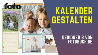 Fotokalender gestalten – mit Familienplaner  Neue Funktionen der fotobuchdeSoftware [upl. by Dunham]