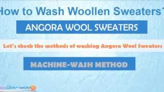 How to Wash Angora sweaters wool sweaters  Washing Guide  Hand amp Machine Wash Method [upl. by Juliet]