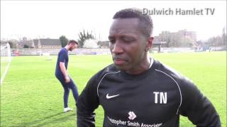 Tamba Ngongou speaks about his role within the coaching setup at Dulwich Hamlet [upl. by Charlie]