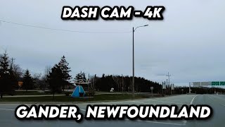 Discover Gander Newfoundland in 4K 🚗✨  Scenic Drive Through Canada’s Hidden Gem [upl. by Lydon]