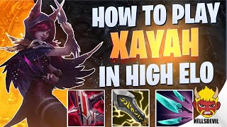 WILD RIFT  How To Play Xayah In High Elo  Xayah Gameplay  Guide amp Build [upl. by Arabelle]