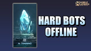 UNLOCK HARD AI ON OFFLINE MODE  OFFICIAL SERVER [upl. by Kcirdaed]