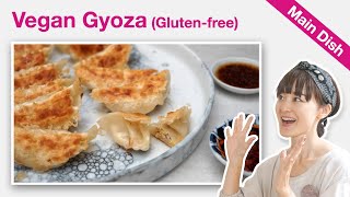 How To Make Vegan Gyoza 1 Recipe  Glutenfree amp Plant Based Dumplings  YUCas Japanese Cooking [upl. by Yrrem]