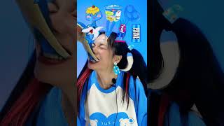 Random Blue food MUKBANG🐬shorts [upl. by Barmen131]