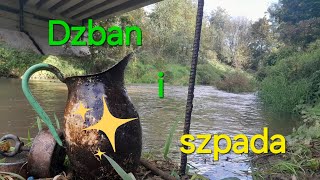 Dzban i szpada Połów magnesem neodymowym pod mostem drogowymmagnesneodymowy magnetfishing [upl. by Welcome]