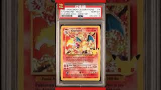 CHARIZARD 4102  PSA 10  25th C Celebrations Holo Graded Pokémon Card [upl. by Annabelle]