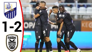 Lamia vs PAOK 12 All Goals and Extended Highlights [upl. by Marney]