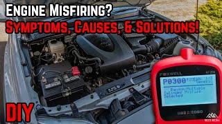 DIY  How to Diagnose and Fix an Engine Misfire Code P0300 P0301 [upl. by Kipton]