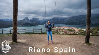 Riding the biggest swing in Spain  Riaño by motorhome [upl. by Koby208]