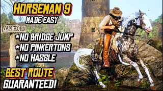 RDR2  The EASIEST amp BEST Way To Complete Horseman 9 Challenge  Hassle Free Method [upl. by Antoni]