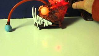 SOLD  Sale Item Demo  Finding Nemo Light Up Flashing Angler Fish [upl. by Schatz539]