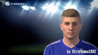 Max MEYER  FC SCHALKE 04 PES 2016 FACE BUILD [upl. by Sihtam]