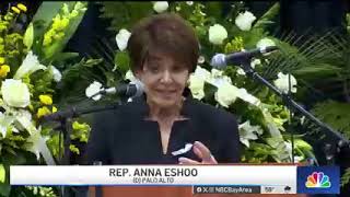 Rep Eshoo attends Half Moon Bay Shooting anniversary memorial KNTV [upl. by Briny931]