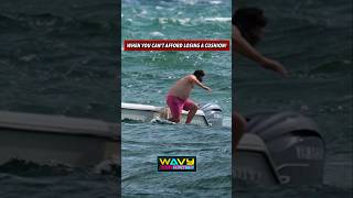 He risked it all at Haulover Inlet  Wavy Boats [upl. by Niwrehs]