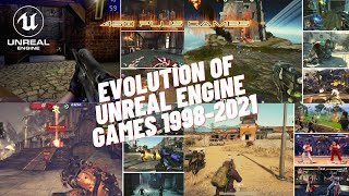 Evolution of Unreal Engine Games 19982021 UE 1 to UE 4 [upl. by Lynde]