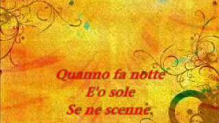 O SOLE MIO  traditional classic retro style  karaoke interpretation Carl Flemish [upl. by Atnoek]