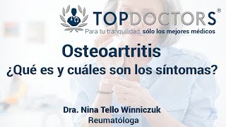 Osteoartritis  ¿Qué es y cuáles son los síntomas [upl. by Geis844]