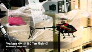 HeliPalcom  Walkera 4F180 FourBlades Rotor Helicopter Test Flight 01 [upl. by Onairot]