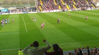 Neal Eardley free kick Lincoln v Macclesfield [upl. by Adnawyt922]