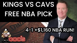 NBA Picks  Kings vs Cavaliers Prediction 252024 Best Bets Odds amp Betting Tips  Docs Sports [upl. by Ayik812]