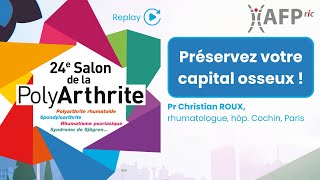 Préservez votre capital osseux   Salon de la PolyArthrite 2024 [upl. by Imefulo]