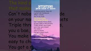 Justin Bieber ft Quavo  Intentions Lyrics shorts [upl. by Tirreg]