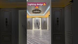 Living room lighting design💏🏠home homeinterior interiordesign shortvideo interior [upl. by Hannaoj899]