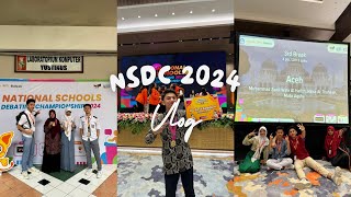 National School Debating Championship NSDC 2024  Competition Vlog  Team Aceh [upl. by Sacrod511]