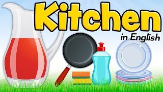 The kitchen in English  Vocabulary for English students [upl. by Savinirs]