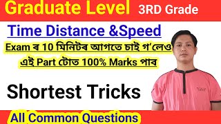 Graduate Level 3rd Grade Maths Time Distance And Speed Tricks By Sanusir  Adre 20 Graduate Mat [upl. by Olette17]