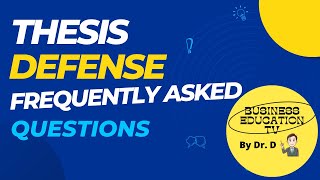 Thesis Defense Frequently asked questions explained in tagalog [upl. by Schaaff86]