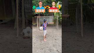 Courtois vs Ronaldo hand or foot challenge 🫨😇shorts football trending ronaldo goalkeeper [upl. by Ahsinuq572]