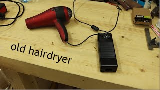 My Forge  Hairdryer as Forge Blower [upl. by Asena]