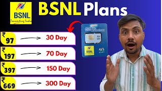 BSNL New Plan 2024  BSNL 30 Days to 1 Year Plan  BSNL Validity Recharge  BSNL Recharge Plan [upl. by Notnilc]