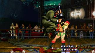 Mugen  Cammy Vs Mr X 2 Rounds Kof Fight [upl. by Nilam]