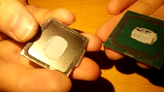 Delidding I7 7700k with razor blade DIY [upl. by Sarita993]