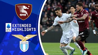 Salernitana vs Lazio  Extended Highlights  Serie A  CBS Sports Golazo [upl. by Jowett]